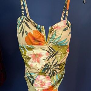 Floral One Piece Swimsuit